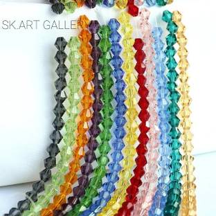 SK ART New cut crystal beads 1200pcs Multicolor Beads