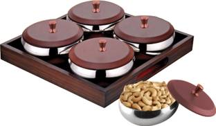 POGON Square Snack Serving Set, Serving Bowl, Tray Serving Set