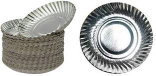 RAMMOH ENTERPRISES Serving plate for Home Function and Canteen Plate Serving Set