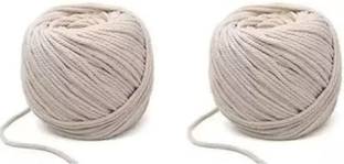HBS Cotton Piping Thread Dori (Pack of 2 Bundles) Off White Color Sewing Kit