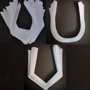 Clezaro 3in1 Bukram neck combo (18+18+18) Bukram neck design Plain, Mixed and Round Sewing Kit