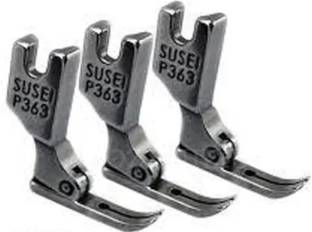 Juki 3 PCS Industrial Sewing Machine Steel Narrow Zipper Presser Foot Sewing Kit