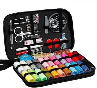 Gemsy Sewing Kit Box 98pcs | Tailoring and Accessories | Needle Thread Box | sui dhaga Sewing Kit