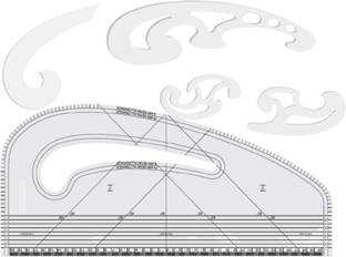 Artonezt Tailoring Tools – Pattern Curve + French Curve Scale (Set of 3) + Armhole Curve Sewing Kit