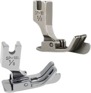 EASYSEW SP18L1/8-SP18R1/8 Hinged Presser Foot with LEFT&Right Guide HIGH SHANK Sewing Kit