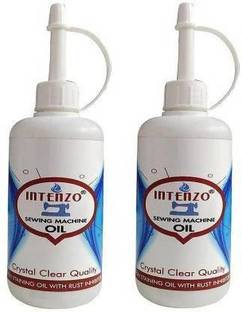 intenzo Sewing Machine lubricating Oil with Oil can for Home/Shop Sewing Machine 100Ml Pack Of -2 100 ml Sewing Machine Oil