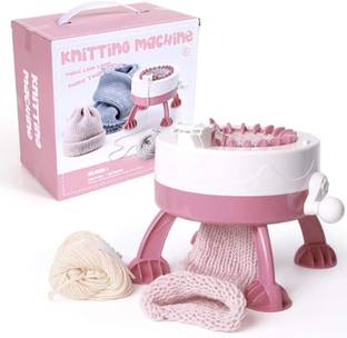 Gemsy 22 Needle Knitting Machine, Circular Loom Knitter for Hats,Scarves,Socks &Gloves Embroidery Sewi...
