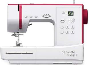 Bernette sew&go 7 Computerized with LCD Screen 160 Stitch Functions Electric Sewing Machine