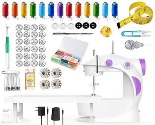 Jaxhom Compact Electric Sewing Machine| Double Thread | Stitching Machine for Beginners Electric Sewin...