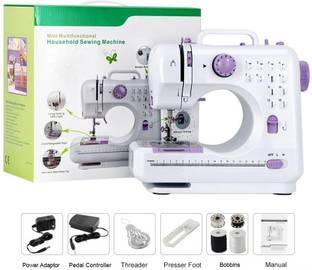 MarQ by Flipkart Lyra Portable Dual Speed with Reverse Sewing Great For Beginners Electric Sewing Machine