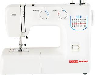 USHA Allure Electric Sewing Machine 13 built-in stitches 550 spm White