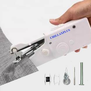 CHILLAXPLUS Mini Sewing Machine portable handheld Cordless Silal Manual Machine Stapler Sewing Machine