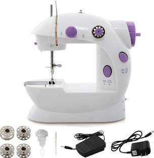 Onshoppy Mini Portable Electric Sewing Machine with Dual Speed & Foot Pedal Electric Sewing Machine