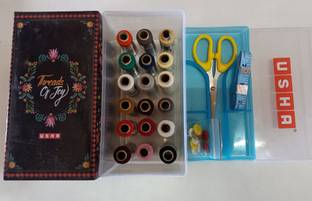 USHA Sewing Kit Manual Sewing Machine ( Built-in Stitches 1) Sewing Kit