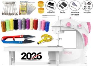 ELOVENARO mini sewing machine | swing sewing machine | stitching machine | silai machines Electric Sew...