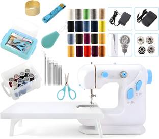 Onshoppy Portable Electric Sewing Machine with Extension Table & 40 Accessories Kit Electric Sewing Ma...