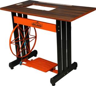Rilson SPECIAL HEAVY STAND TABLE OF SEWING MACHINE WITH HEAVY BALANCE WHEEL AND 2 BELTS Manual Sewing Machine