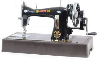 USHA Umang With A Manual Sewing Machine