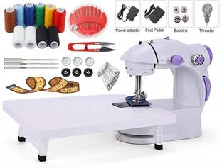 Jaxhom mini sewing machine with table | sewing machine electric |stitching machine hand Electric Sewin...