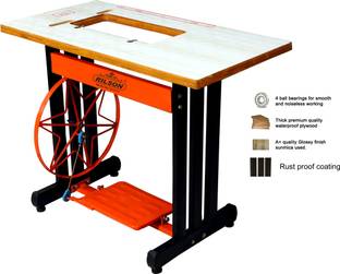 Rilson SPECIAL DOMESTIC STAND TABLE OF SEWING MACHINE WITH BELT Manual Sewing Machine