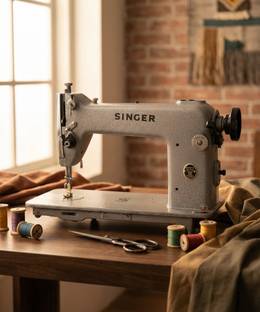 SINGER Workmate Full Shuttle Umbrella Sewing Machine For Tailoring Purpose Manual Sewing Machine