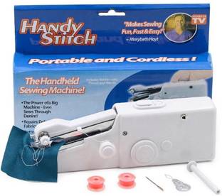 DIGSMORDEN Mini Portable Electric Sewing Machine Embroidery Electric Automatic Locking Electric Sewing...