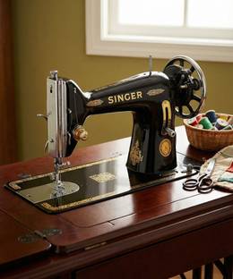 SINGER TAILOR DELUXE Manual Sewing Machine 1 built-in stitches 850 SPM Black