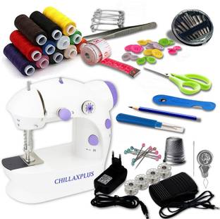CHILLAXPLUS Sewing Machine for Home with 82 pcs Sewing Kit Electric Sewing Machine