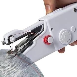 मिकागीगी Mini Portable Hand Sewing Machine For on The Spot Emergency Stiching स्टैप्लर सिलाई मशीन