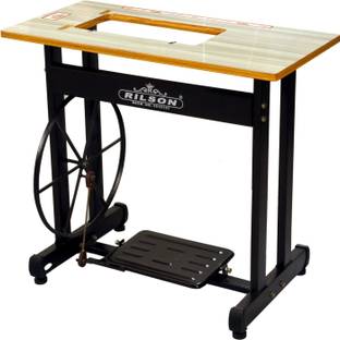 Rilson Domestic Sewing Machine Stand and Table Set with two types of belts Manual Sewing Machine