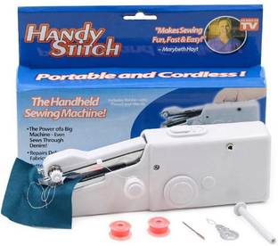 DIGSMORDEN Mini Portable Electric Sewing Machine Embroidery Electric Automatic Locking Electric Sewing...