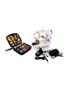 CHILLAXPLUS Silai Machine for Home with 82 pcs Sewing Kit Electric Sewing Machine 1 built-in stitches ...