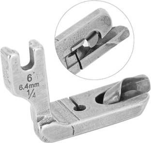 Juki HEMMING STITCH PRESSER FOOT SIZE 6.4MM 1/4,DOUBLE FOLD HEMMING (PACK of 1) Manual Sewing Machine