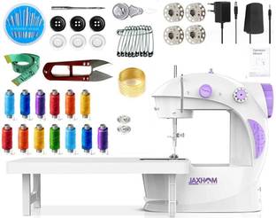 Jaxhom 2025 mini sewing machine |sewing machine with table | sewing machine electric Electric Sewing M...