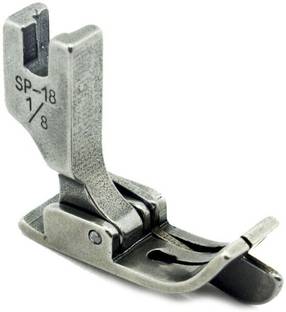 Wotel SP-18 1/8 3.2mm Industrial Sewing Machine Hinged Presser Foot with Right Guide SP-18 1/8 3.2mm Presser Foot With Guide Single Needle Lock-Stitch Sewing Machine with High Shank