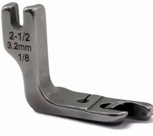 LYSOO 1/8 (3.2MM) Hemmer Presser Foot for Single Needle Flat Bed Machine Rolled Hem Foot for Industrial Sewing Machine with High Shank