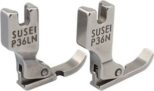 EASYSEW P36LN/P36N Zipper Presser Foot for Industrial Sewing Machine (Pack of 2) Combo SeT P36LN & P36N COMBOPRESSURE FOOT AND ZIPPER FOOT zipper pressure foot with High Shank
