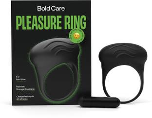 Bold Care Pleasure Ring | Vibrating Pleasure for Both | Condom & Lube Compatible Massager