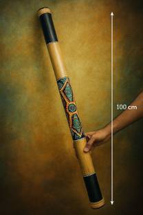 SBM Bamboo Rainstick 100 cm Musical Instrument for Meditation, Yoga,Decor Rainstick