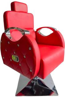 RK TK Leather Salon/Barber Beauty Parlour with Push Back & Cushion Seat Back Chair Shampoo Chair