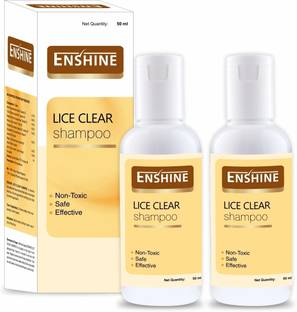 Enshine Lice Clear Shampoo with Neem, Anti-Lice Shampoo | Pack of 2, 50ml Each
