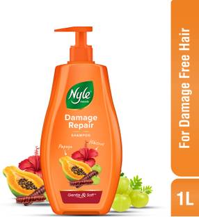 Nyle Natural Damage Repair Shampoo |With Papaya and Hibiscus