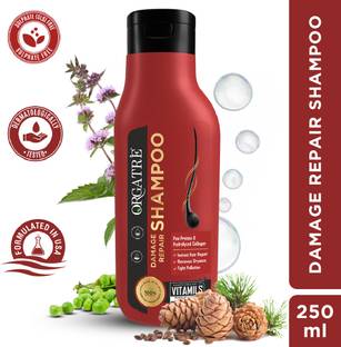 Orgatre Damage Repair Shampoo For Instant Hair Repair & Remove Dryness With Organic Oil