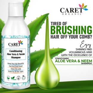Caret Organic Aloevera Conditioning Shampoo - SLS & Paraben Free