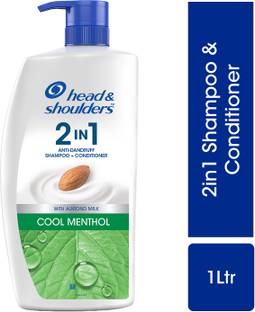 HEAD & SHOULDERS 2-in-1 Cool Menthol Anti Dandruff Shampoo + Conditioner With Almond Milk
