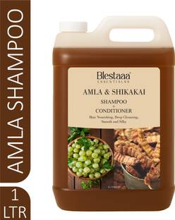 blestaaa essentialss Herbal Amla Onion Reetha Shikakai Shampoo Promotes Hair Growth & Strength.