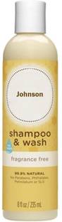 JOHNSON Baby Shampoo & Wash, Fragrance Free