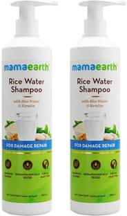 Mamaearth Rice Water Shampoo With Rice Water & Keratin For Damaged, Dry and Frizzy Hair