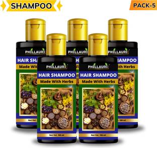 Phillauri Herbal Shampoo for Nature Lock Shiney & Hair Damage Protection