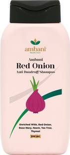 AMBANI HEALTH CARE Red Onion Anti-Dandruff Shampoo for Hair Growth & Hair Fall Control I Shiny Hair